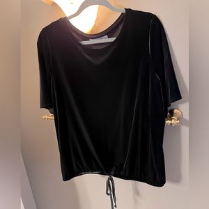 Versatile Velvet Top. Perfect with a skirt or jeans, so soft and comfortable!